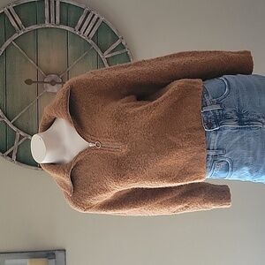 Wilfred Free Aritzia Gwyneth Half Zip Pullover Sweater